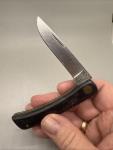 Vintage Case XX USA 2137 SS Folding Knife Black Handle Sodbuster Jr.