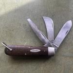 Case XX 13031L  Three Bladed Linesman Knife Electrician Knife 1973 Vintage USA
