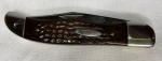 1976 CASE XX USA 6165 SAB Folding Hunter Four Dot Vintage Pocket Knife