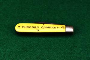Vintage CASE XX Advertising Knife "PUREGRO COMPANY" logo
