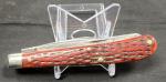 Vintage 1940-64 Case XX Slimline Trapper Red Bone Pocket Knife