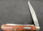 Vintage 1940-64 Case XX Slimline Trapper Red Bone Pocket Knife