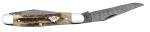 Case xx Knives Muskrat 77463 Damascus Vintage Bone 1/1400 Pocket Knife