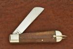 VINTAGE CASE XX USA 2 DOT 1978 SMOOTH WOOD PREMIUM WHALER ROPE KNIFE (25813)