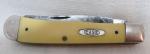Vintage Case XX USA 3254 Trapper Knife - Yellow Handles 1999 ?