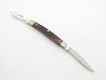 Vintage 1970 Case XX 6233 USA Jigged Red Bone Handle Folding Pocket Pen Knife