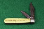Vintage CASE XX Advertising Knife "PUREGRO COMPANY" logo
