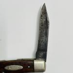 Vintage Case XX Pocket Knife 2 Blade Jigged Bone Handle Folding Pen Knife 3.5"