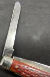 Vintage 1940-64 Case XX Slimline Trapper Red Bone Pocket Knife