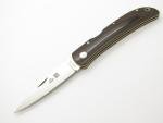 Vintage Al Mar Falcon ATS-34 Seki Japan Micarta Lockback Folding Pocket Knife