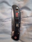 Vintage Al Mar Eagle Ultralight Japan G. Sakai Lockback Knife 4" Serrated G-10