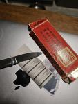 Vintage Al Mar HAWK KNIFE RARE STAMP USA Seki Japan  MIRROR BLADE