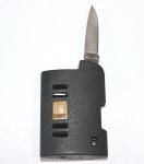 Al Mar Seki Japan Folding Knife & Lighter Combo Collectible Golden Chop Vintage