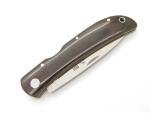 Vintage Al Mar Falcon ATS-34 Seki Japan Micarta Lockback Folding Pocket Knife