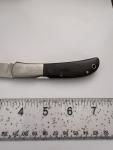 Vintage AL MAR SEKI JAPAN Lockback FALCON Knife Brown Micarta - NOS 1979-1980