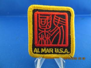 Rare Vintage Al Mar AlMar Knife Company Logo Patch