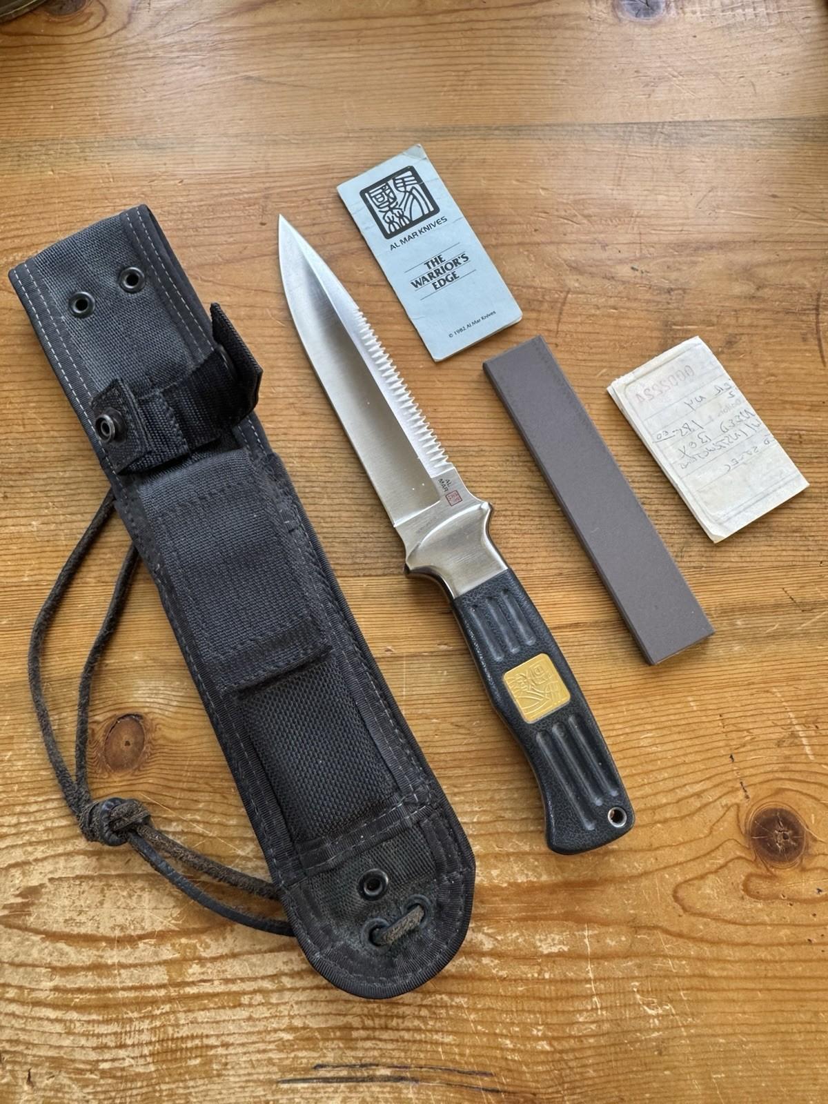 Vintage Al Mar Knives #3005-B SERE V, Serialized #014/200, w/Sheath - 80's