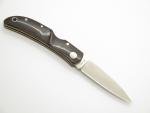 Vintage Al Mar Hawk Seki Japan ATS-34 SM Micarta Lockback Folding Pocket Knife