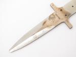 Vintage 1980s Hattori Seki Japan Al Mar Fang I Dagger Fixed Blade Knife Blank