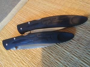 Vintage AL MAR Folding Knife  SEKI-JAPAN！2 LOT
