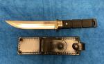 Vintage Al Mar Seki Japan Model 4004 Shugoto #070/200. Mint condition w/ sheath.