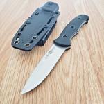 Al Mar S.E.R.E. Operator 40 Fixed Knife 4" D2 Tool Steel Blade Black G10 Handle