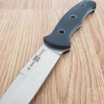 Al Mar S.E.R.E. Operator 40 Fixed Knife 4" D2 Tool Steel Blade Black G10 Handle