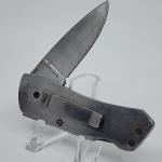 Vintage Al Mar Seki Japan Filigree Folding 5" Long Opened