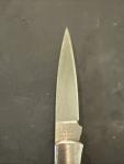 Al Mar Knife Japan Osprey FM Co Brass Liners Vintage Used