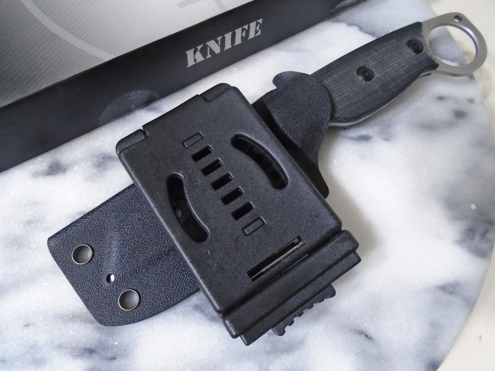 Tactical Liberator Fixed Blade Knife - D2 Micarta
