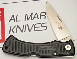 Vintage AL MAR SEKI JAPAN Large Lockback Knife Lightweight Zytel Handles ATS-34