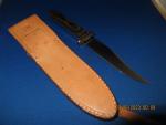 Vintage Al Mar 8507 TW Seki Japan Bowie Dagger Knife W/Sheath  NOS Number 80/200