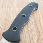 Al Mar S.E.R.E. Operator 40 Fixed Knife 4" D2 Tool Steel Blade Black G10 Handle