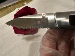 Vintage Al Mar Teacher Knife Seki Japan Limited Edition #096 of 200 Wood Inlay