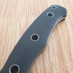 Al Mar S.E.R.E. Operator 40 Fixed Knife 4" D2 Tool Steel Blade Black G10 Handle