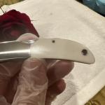 Vintage Al Mar Hawk Classic White Handle LIMITED EDITION #096 of 200 MINT Rare