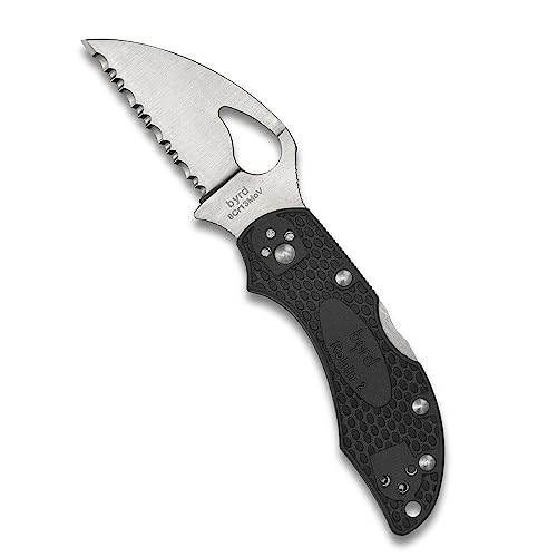 Byrd Robin 2 Wharncliffe Knife with SpyderEdge