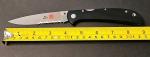 Vintage Al Mar Eagle Ultralight Japan G. Sakai Lockback Knife 4" Serrated G-10