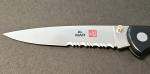 Vintage Al Mar Eagle Ultralight Japan G. Sakai Lockback Knife 4" Serrated G-10