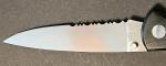 Vintage Al Mar Eagle Ultralight Japan G. Sakai Lockback Knife 4" Serrated G-10