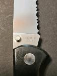 Vintage Al Mar Eagle Ultralight Japan G. Sakai Lockback Knife 4" Serrated G-10