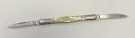 VTG Imperial 2 Wharncliffe Stainless Blades Pocket Knife Thin Pearl Handle K69