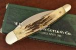 CASE XX USA SEAHORSE WHITTLER KNIFE VINTAGE BONE 2002 V6355 WH SS NICE (26303)
