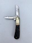 Vintage Hickey And Shouse Battle Axe Brand Two Blade Barlow Knife