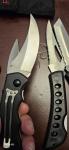 VINTAGE FROST FLYING FALCON STAINLESS ROSTFREI 8 KNIVES  SWISS ARMY TYPE KNIVES