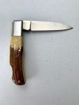 Vintage Parker Cutlery The Mallard Wharncliffe Blade Lockback Folding Knife