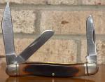 Schrade USA Old Timer Lumberjack Stockman 3 Blade 858 Vintage Pocket Knife