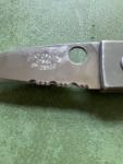Vintage Spyderco C25PBK Centofante 1st Generation ATS-34 USA - Very Clean