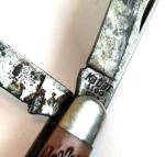 VTG USA KABAR 1100 STOCKMAN 3 BLADED FOLDING POCKET KNIFE