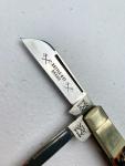 Vintage Hickey And Shouse Battle Axe Brand Two Blade Barlow Knife